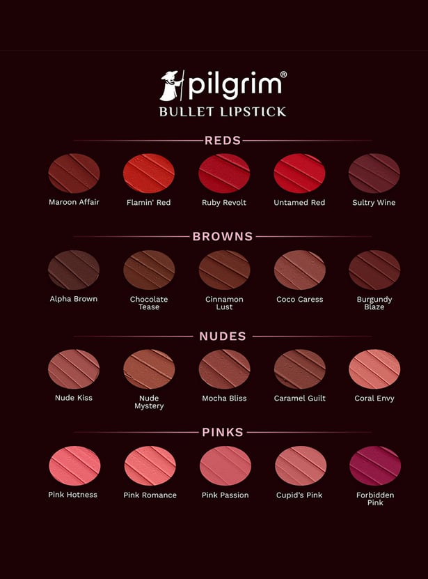 PILGRIM Matte Me Up The Spanish Collection Bullet Lipstick - Pink Romance - 4.2g