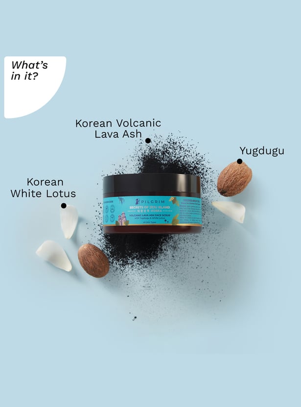 PILGRIM Volcanic Lava Ash Face Scrub - 100g