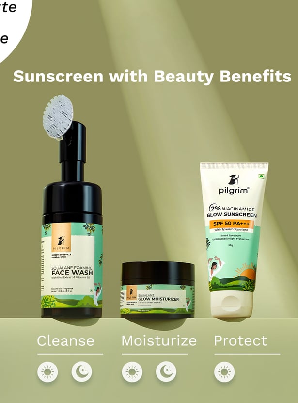 PILGRIM 2 Percent Niacinamide Sunscreen Glo Spf 50 Pa++ - 50g