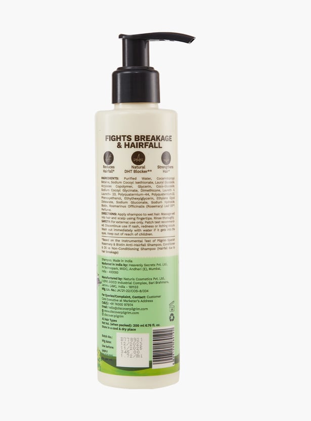 PILGRIM Spanish Rosemary Anti-Hair Fall Shampoo - 200ml
