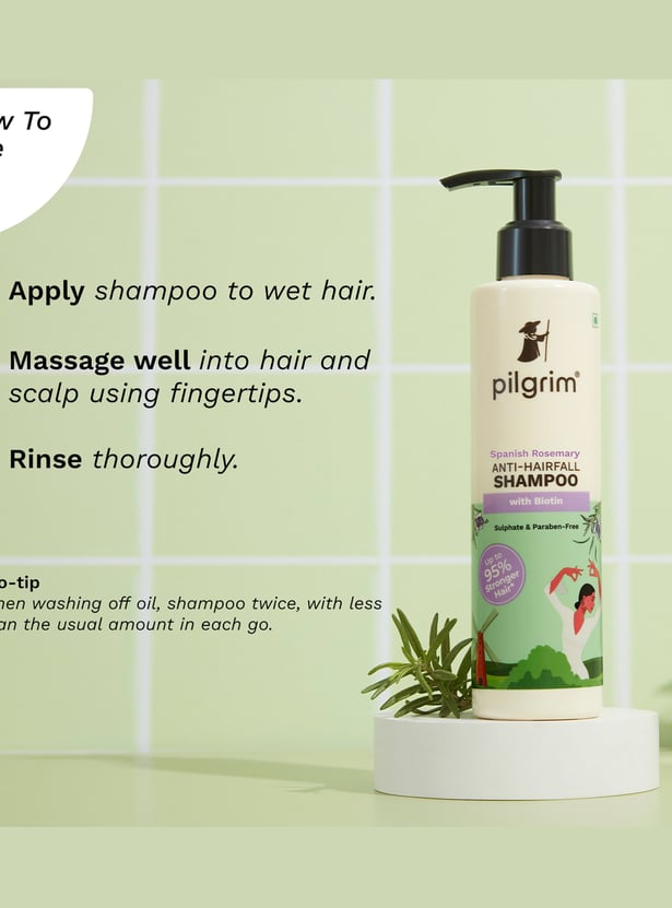 PILGRIM Spanish Rosemary Anti-Hair Fall Shampoo - 200ml
