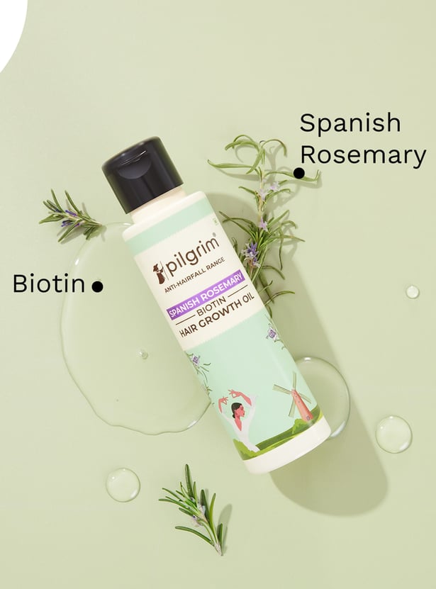 PILGRIM Spanish Rosemary & Biotin Hair Growth Oil - 100ml