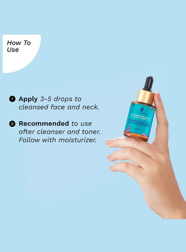 PILGRIM Niacinamide & Alpha Arbutin Skin Clarifying Serum - 30ml