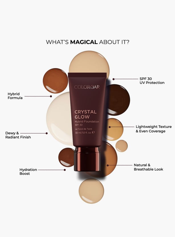 COLORBAR Crystal Glow Hybrid Foundation Spf 30 - TF 4.1 - 30ml