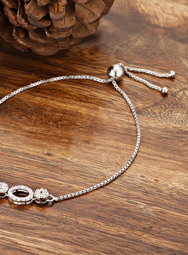 GIVA Sterling Silver Love Me More Bracelet