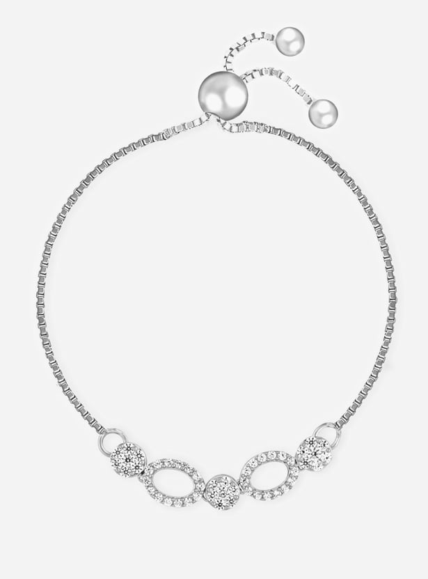 GIVA Sterling Silver Love Me More Bracelet