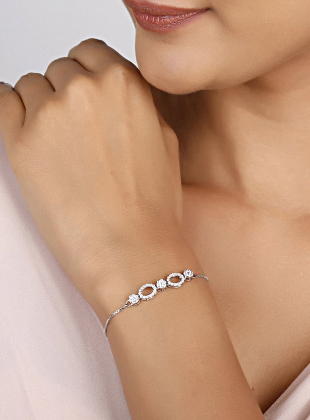 GIVA Sterling Silver Love Me More Bracelet