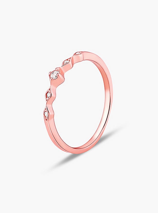 GIVA Sterling Silver Flamme Finger Ring