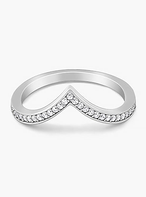 GIVA Sterling Silver Embellished Ring