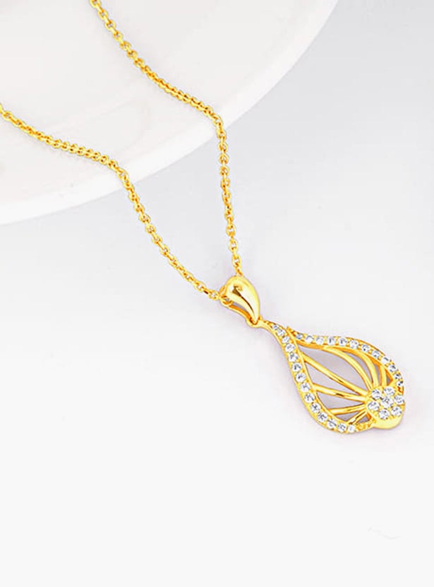 GIVA Sterling Sliver Glint Pendant with Chain