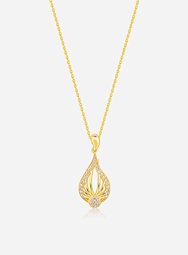 GIVA Sterling Sliver Glint Pendant with Chain