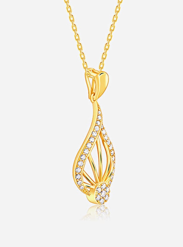 GIVA Sterling Sliver Glint Pendant with Chain