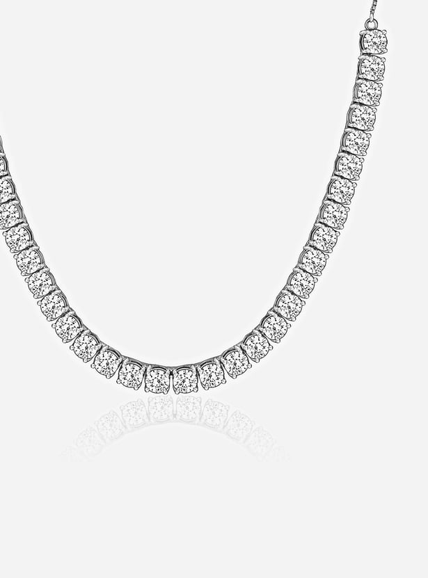 GIVA Sterling Sliver Solitaire Necklace