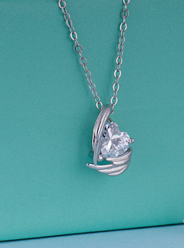 GIVA Sterling Silver Wings of Protection Necklace