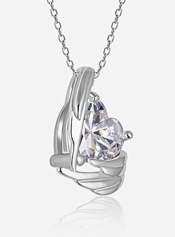GIVA Sterling Silver Wings of Protection Necklace