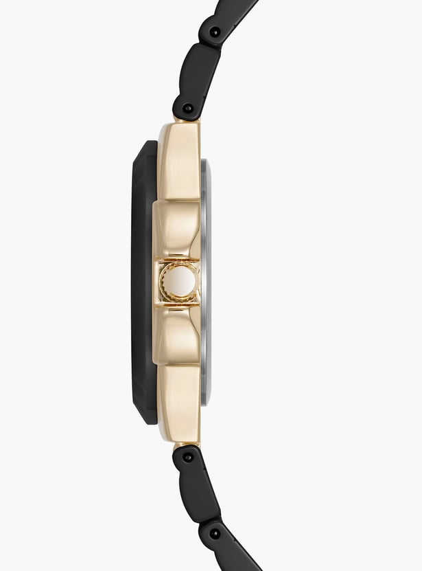 ANNE KLEIN Diamond Encrusted Analog Watch - AK5112GPBK
