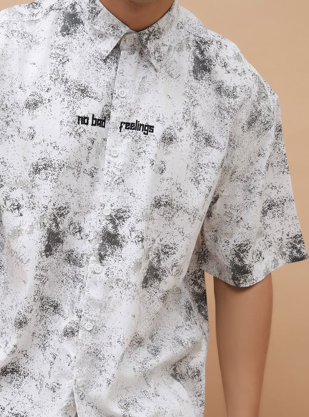 FORCA QRK Printed Regular Fit Shirt