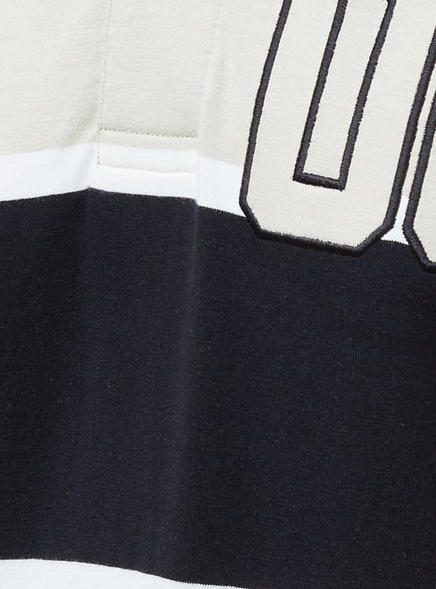 FAME FOREVER Back Printed Polo T-shirt