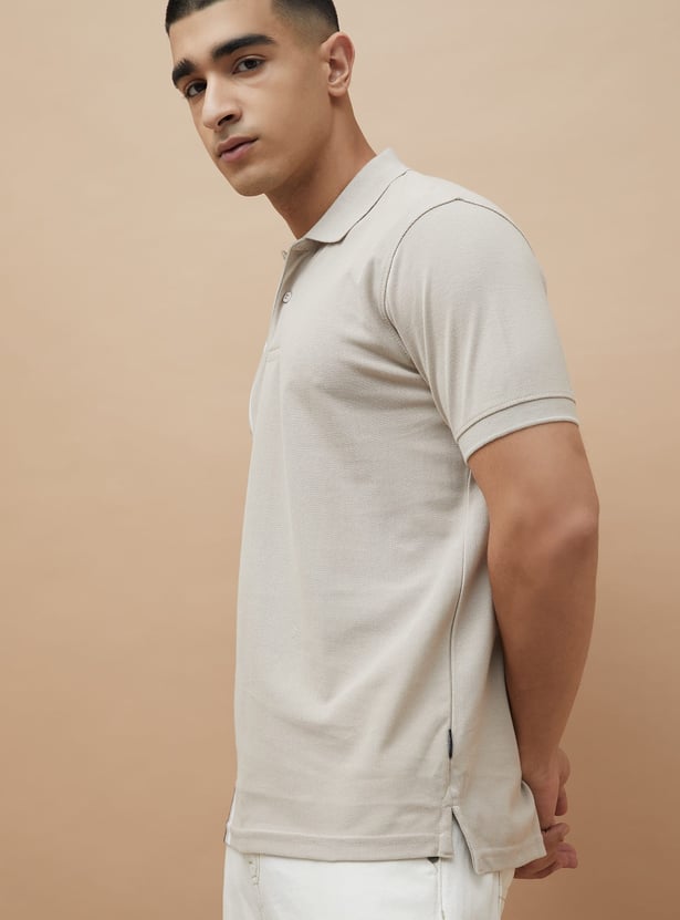 FAME FOREVER Colourblock Polo T-shirt