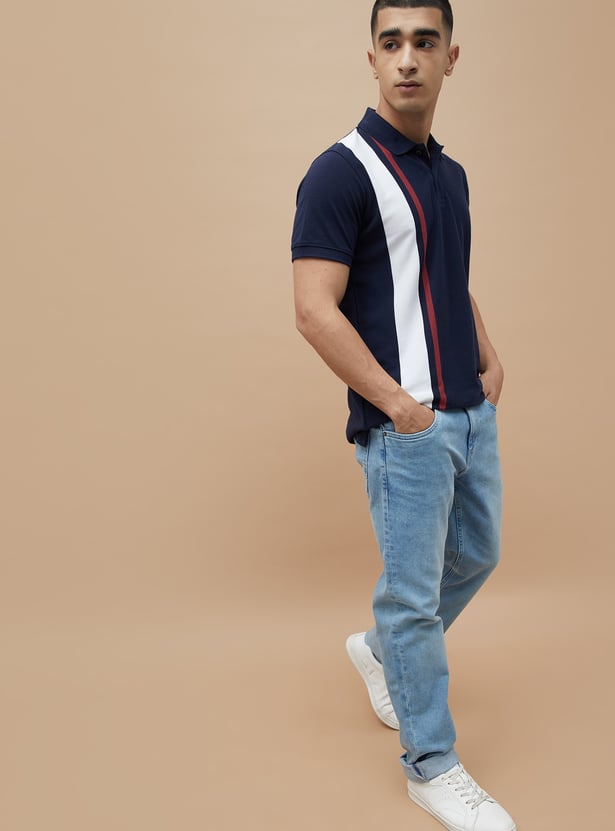 FAME FOREVER Colourblock Polo T-shirt