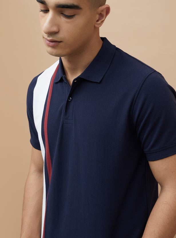 FAME FOREVER Colourblock Polo T-shirt