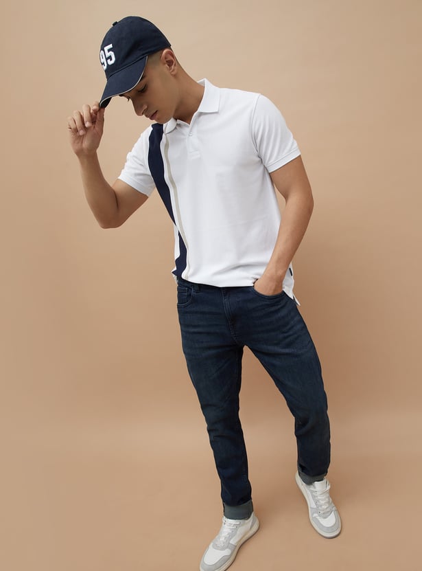 FAME FOREVER Colourblock Polo T-shirt