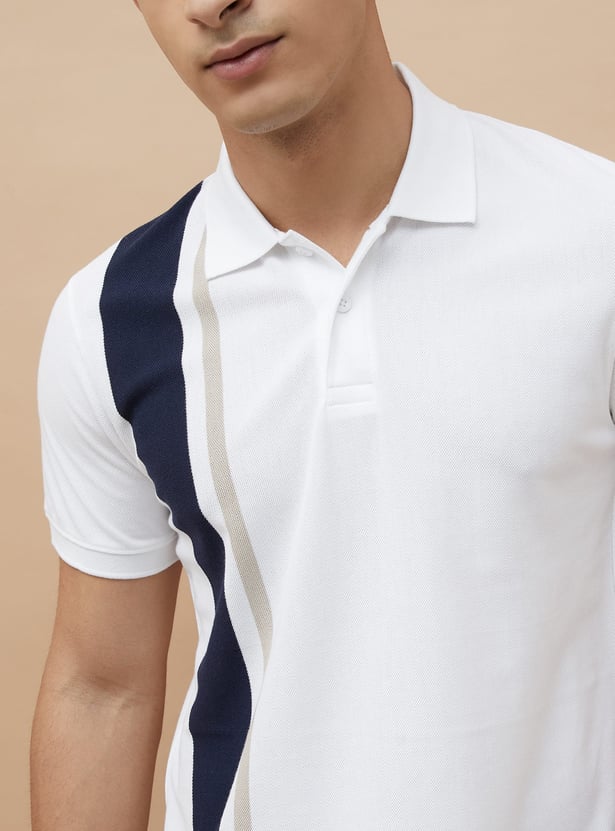 FAME FOREVER Colourblock Polo T-shirt