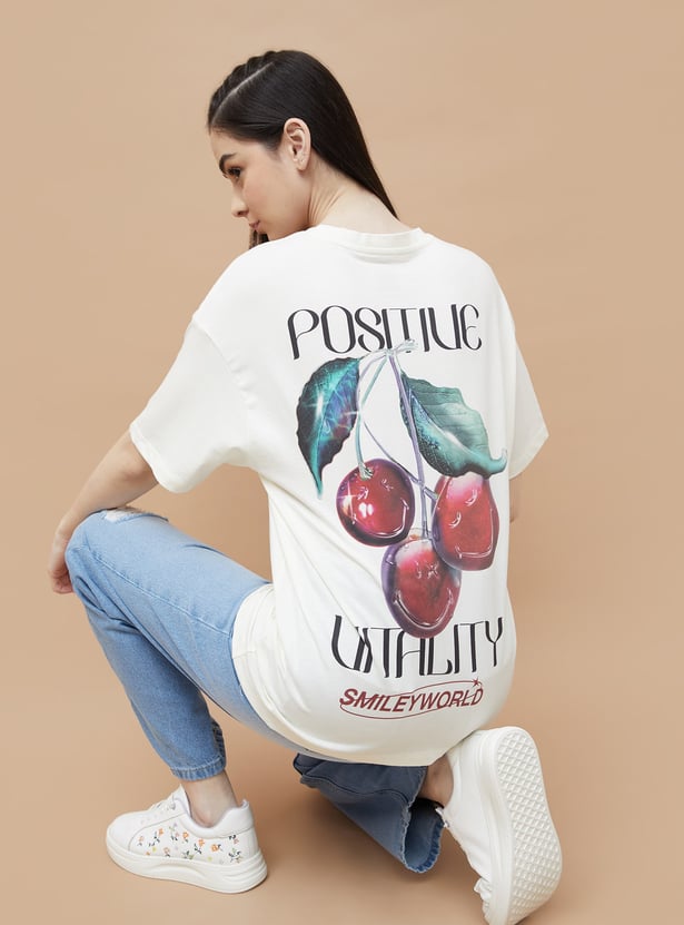GINGER Back Printed Oversized T-shirt