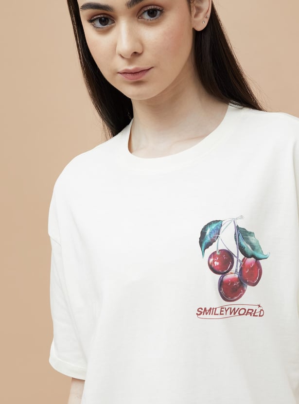 GINGER Back Printed Oversized T-shirt