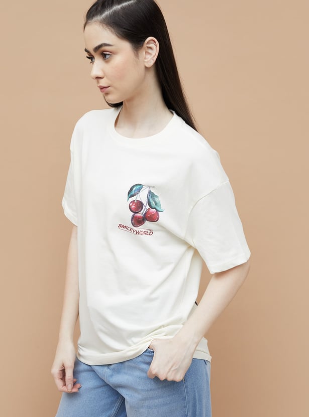 GINGER Back Printed Oversized T-shirt