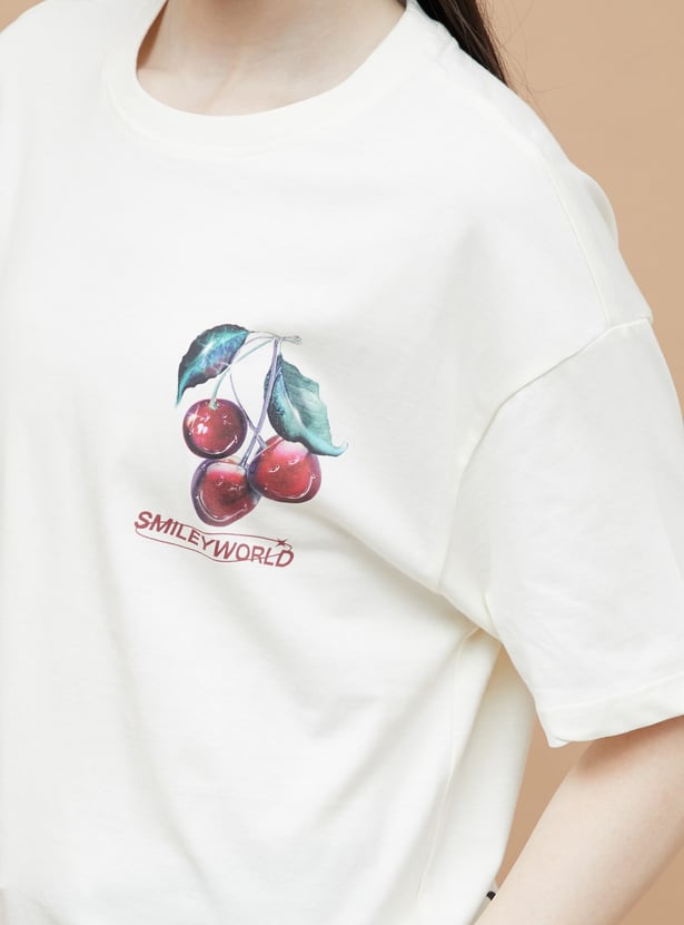 GINGER Back Printed Oversized T-shirt
