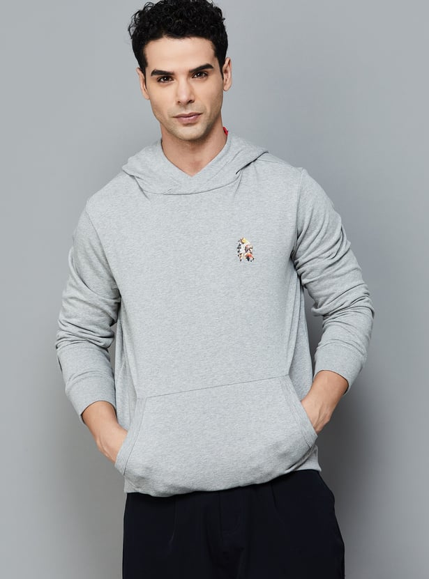 FAHRENHEIT Solid Hooded Sweatshirt