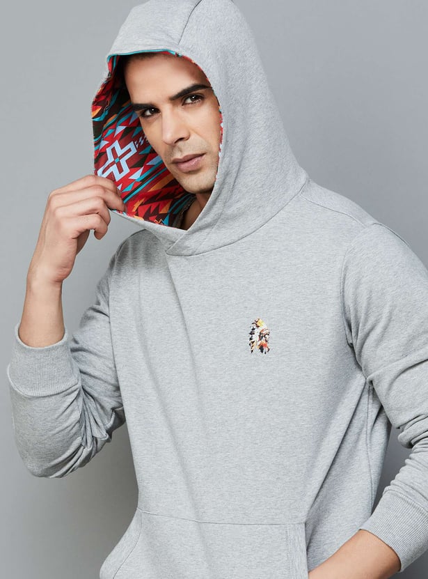 FAHRENHEIT Solid Hooded Sweatshirt
