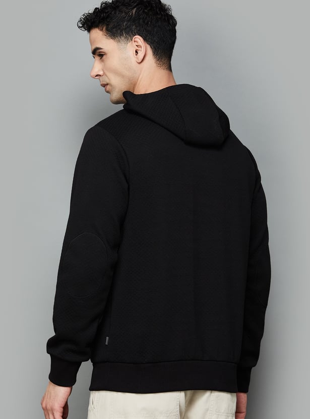 FAHRENHEIT Textured Hooded Sweatshirt