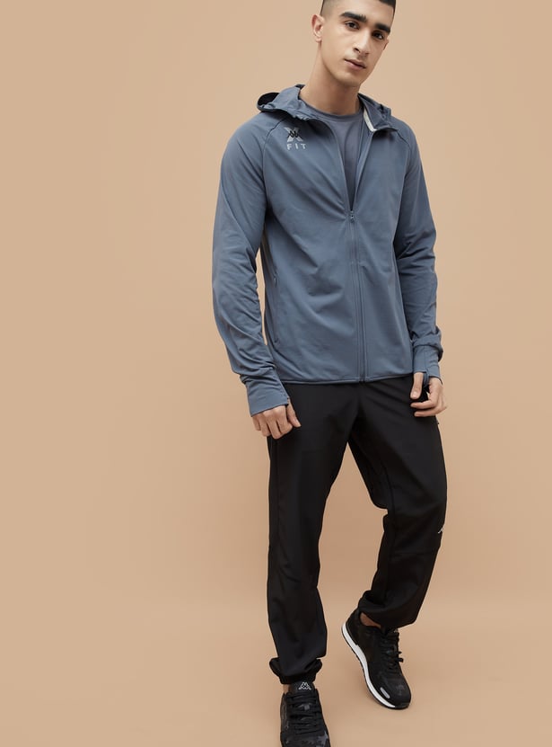 KAPPA Textured Hooded Sweatshirt