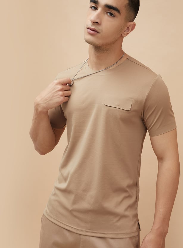 BOSSINI Solid T-shirt