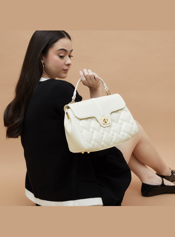 GINGER Embossed Handheld Bag