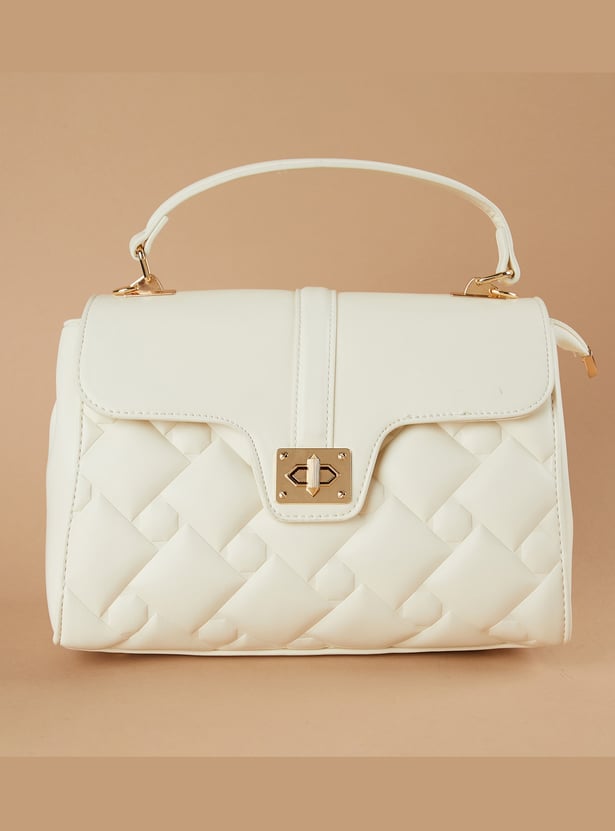 GINGER Embossed Handheld Bag