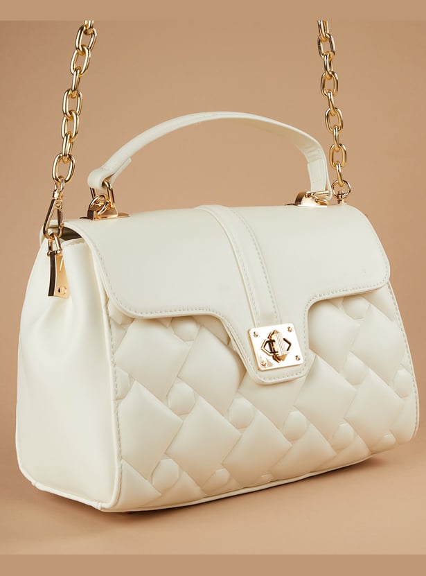 GINGER Embossed Handheld Bag