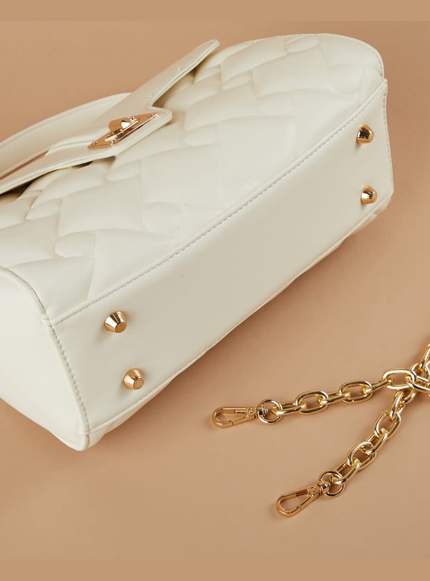 GINGER Embossed Handheld Bag