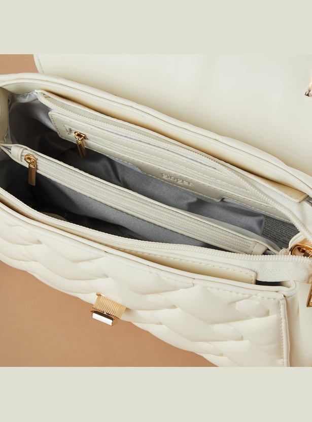 GINGER Embossed Handheld Bag