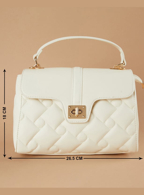 GINGER Embossed Handheld Bag