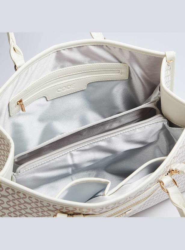 CODE Printed Shoulder Bag