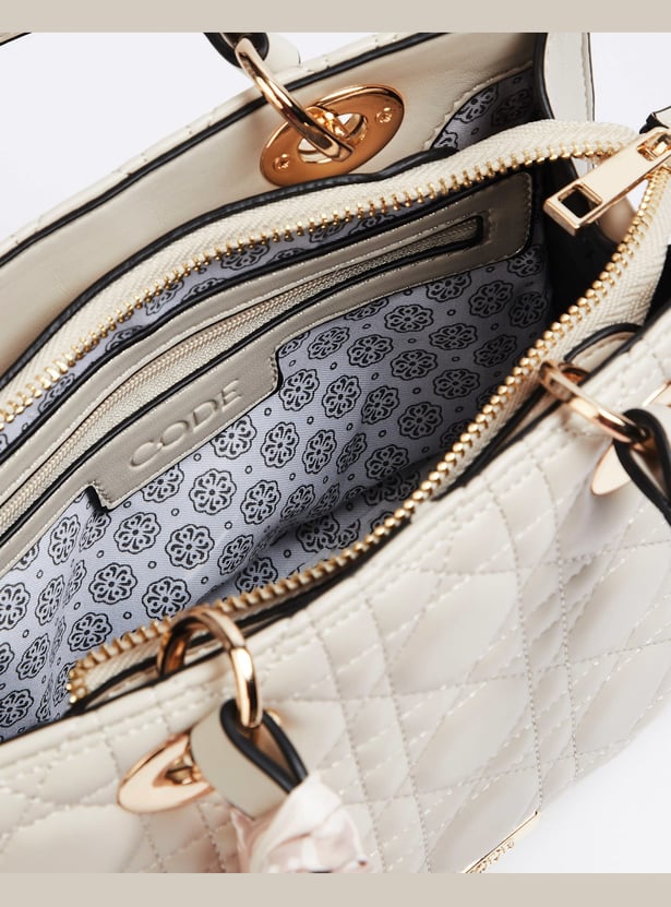 CODE Quilted Handheld Bag