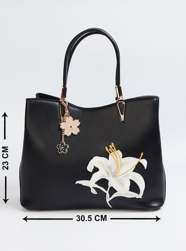 GINGER Embroidered Handheld Bag