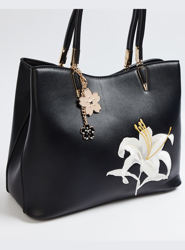 GINGER Embroidered Handheld Bag