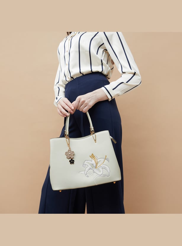 GINGER Embroidered Handheld Bag