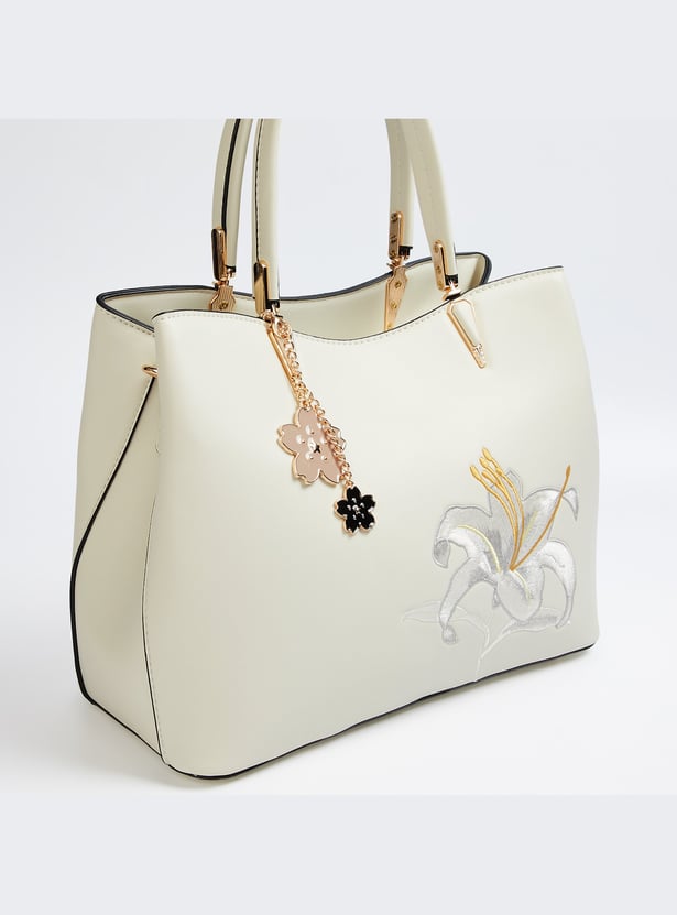 GINGER Embroidered Handheld Bag