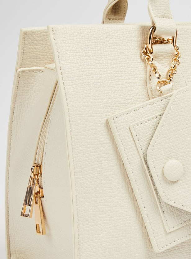 GINGER Textured Handheld Bag