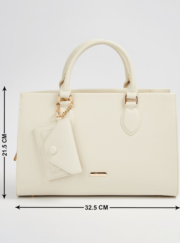 GINGER Textured Handheld Bag